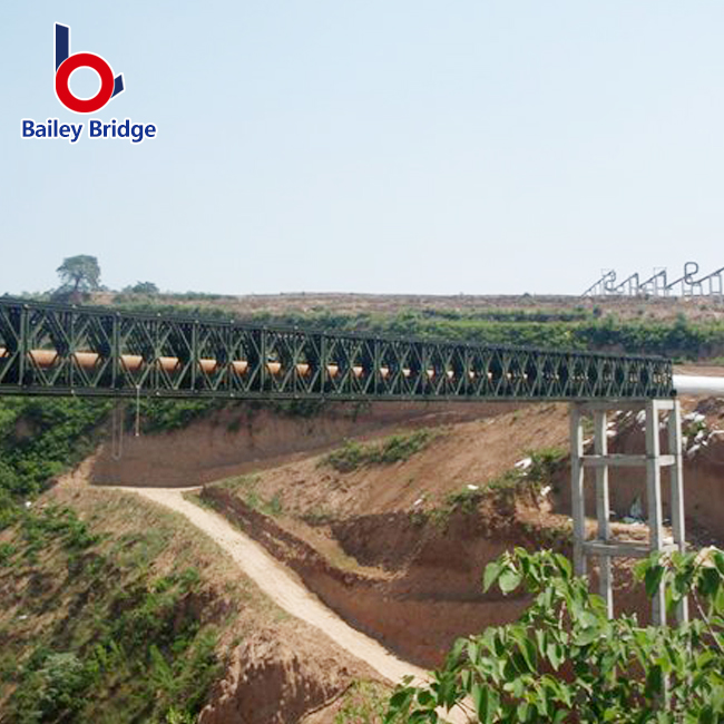 Groothandel Bailey Bridge Laadvermogen Hoogbeveiligde tijdelijke stalen brug