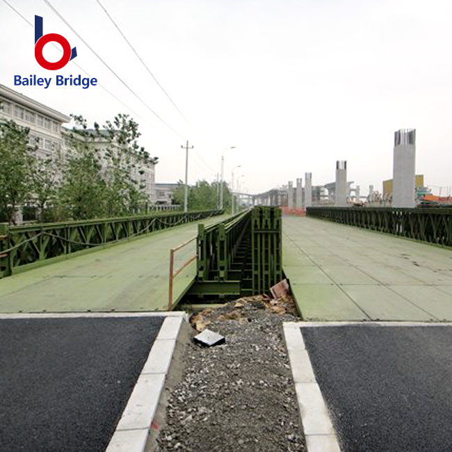 Groothandel Bailey Bridge Laadvermogen Hoogbeveiligde tijdelijke stalen brug