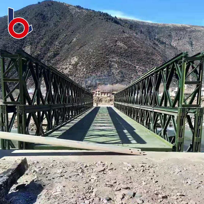 جسر بيلي (HD-321,30m Long، DSR، علوي) إلى مكتب Sino-hydro 6، مدينة تونغهوا، مقاطعة جيلين