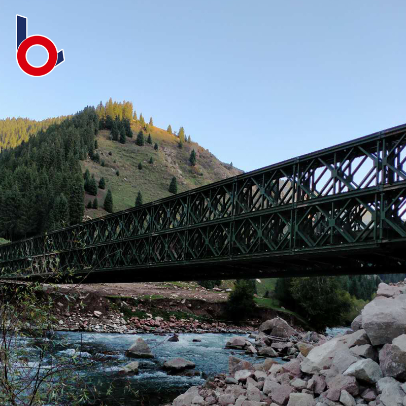 جسر بيلي (HD-321,30m Long، DSR، علوي) إلى مكتب Sino-hydro 6، مدينة تونغهوا، مقاطعة جيلين